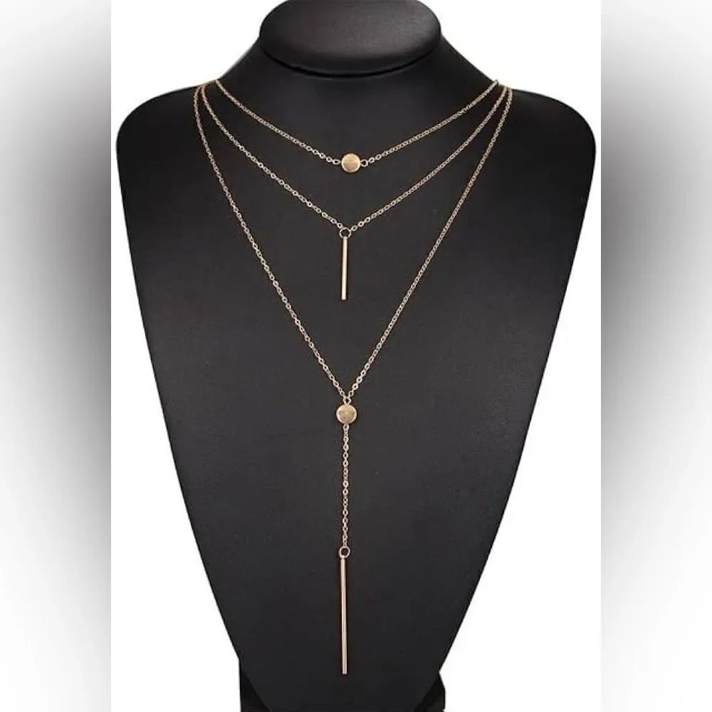 boho layered necklace A751